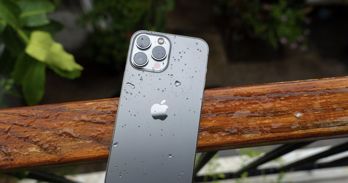 Close-up of a smartphone with its speaker grille visible.